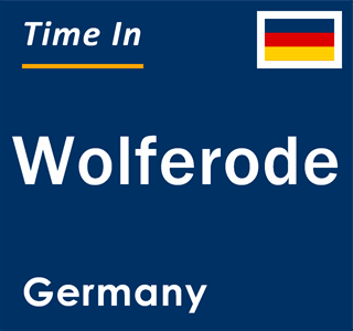 Current local time in Wolferode, Germany