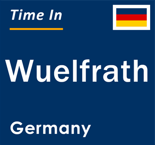 Current local time in Wuelfrath, Germany