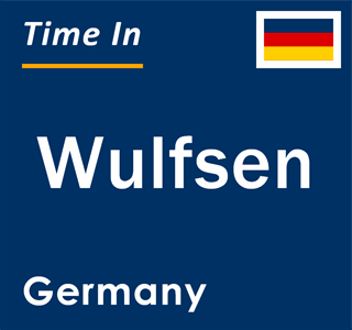 Current local time in Wulfsen, Germany