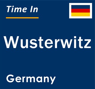 Current local time in Wusterwitz, Germany