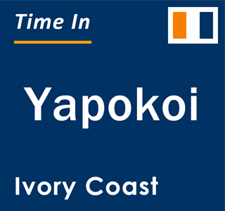 Current local time in Yapokoi, Ivory Coast