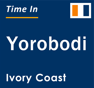 Current local time in Yorobodi, Ivory Coast