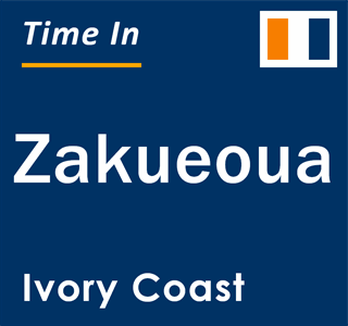 Current local time in Zakueoua, Ivory Coast