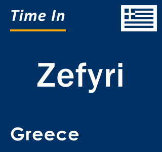 Current local time in Zefyri, Greece