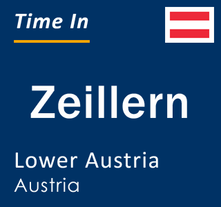 Current local time in Zeillern, Lower Austria, Austria