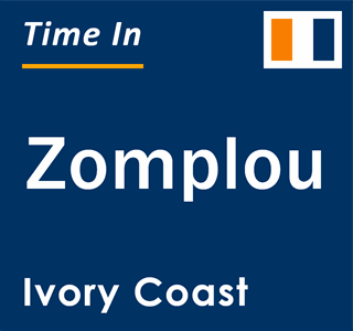 Current local time in Zomplou, Ivory Coast