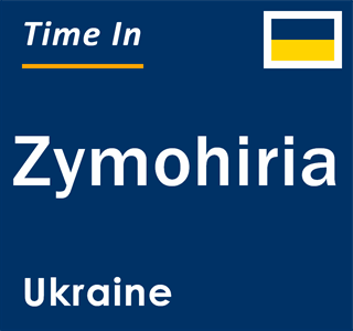 Current local time in Zymohiria, Ukraine