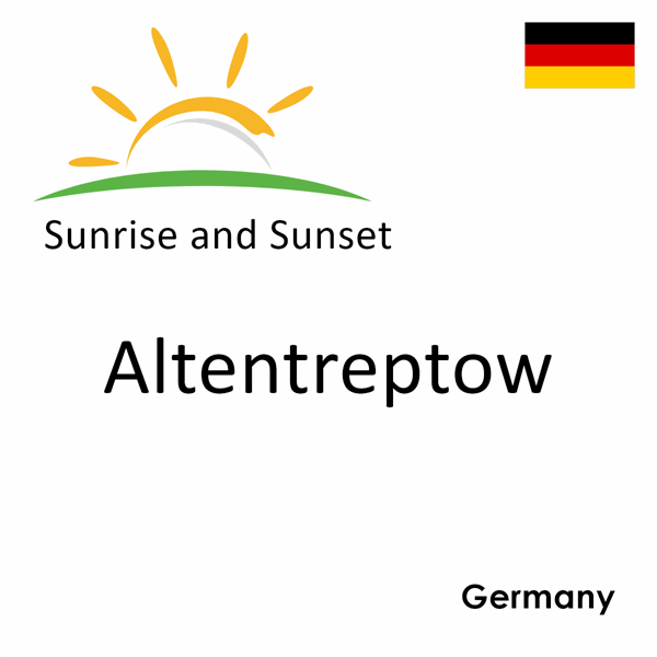 Sunrise and sunset times for Altentreptow, Germany