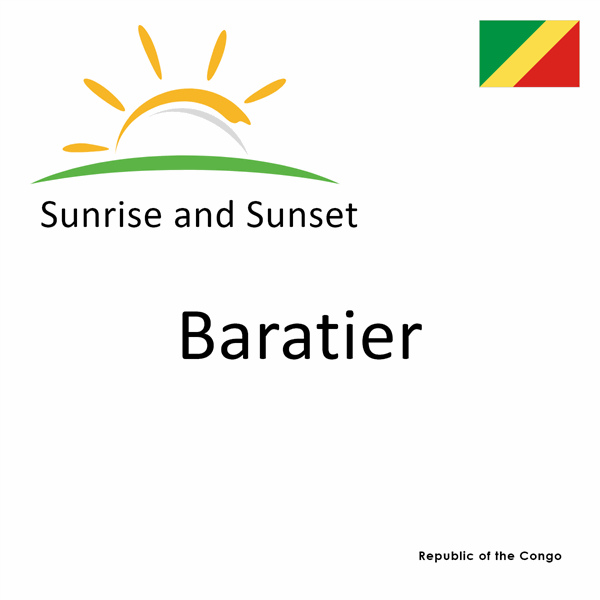 Sunrise and sunset times for Baratier, Republic of the Congo