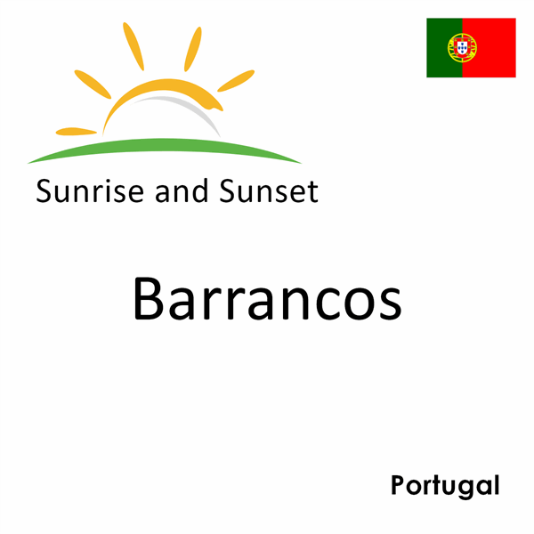 Sunrise and sunset times for Barrancos, Portugal