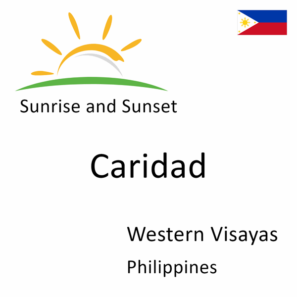 Sunrise and sunset times for Caridad, Western Visayas, Philippines