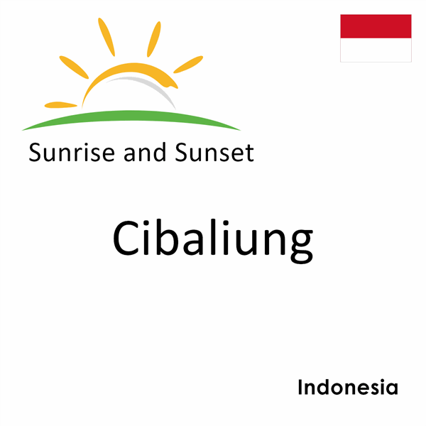 Sunrise and sunset times for Cibaliung, Indonesia