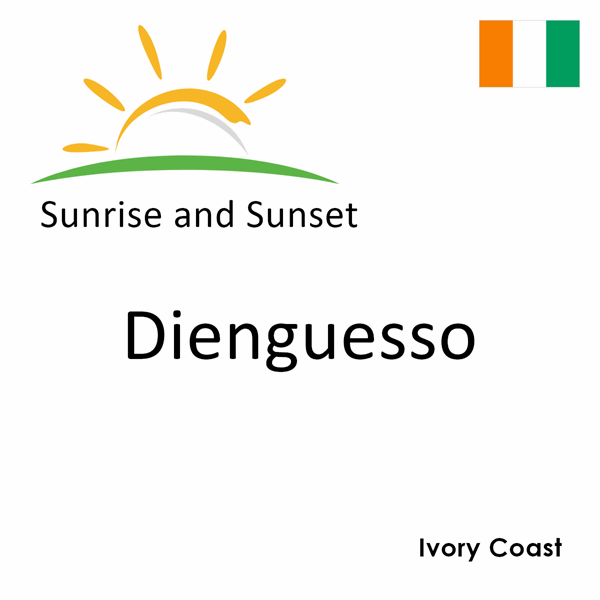 Sunrise and sunset times for Dienguesso, Ivory Coast
