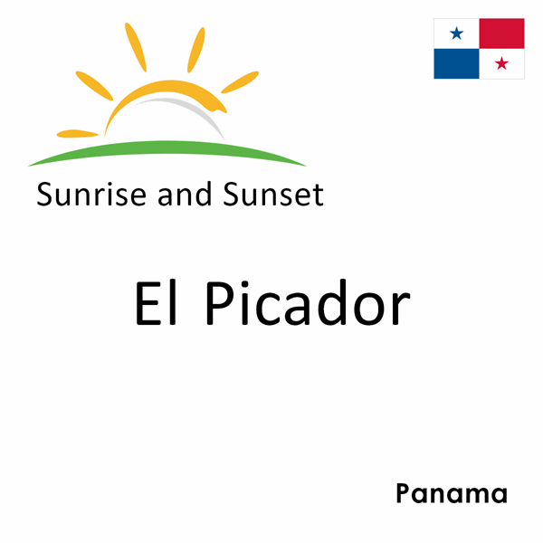 Sunrise and sunset times for El Picador, Panama