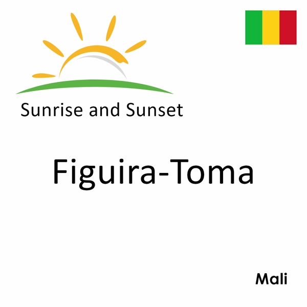 Sunrise and sunset times for Figuira-Toma, Mali