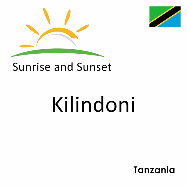 Sunrise and sunset times for Kilindoni, Tanzania