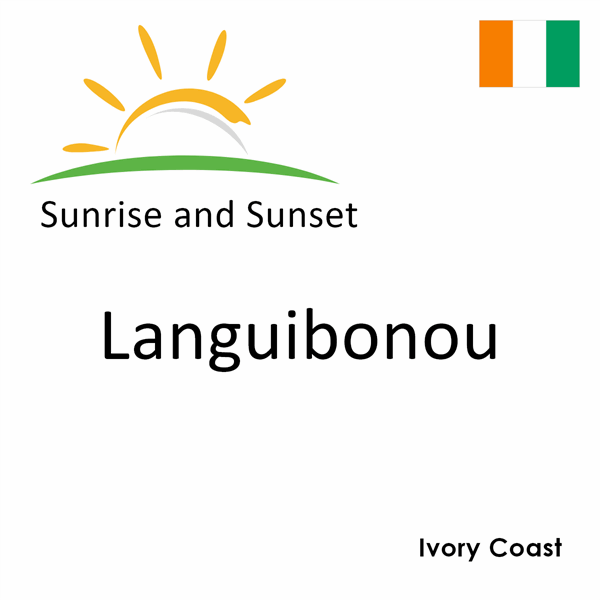 Sunrise and sunset times for Languibonou, Ivory Coast