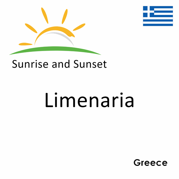 Sunrise and sunset times for Limenaria, Greece