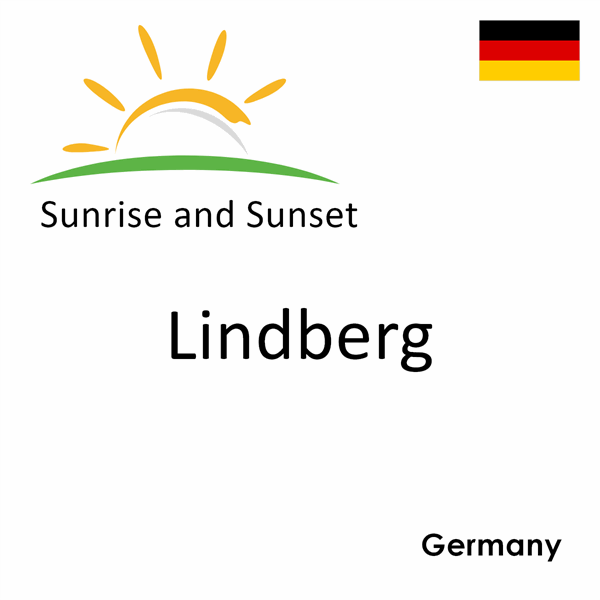 Sunrise and sunset times for Lindberg, Germany