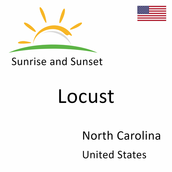 Sunrise and sunset times for Locust, North Carolina, United States