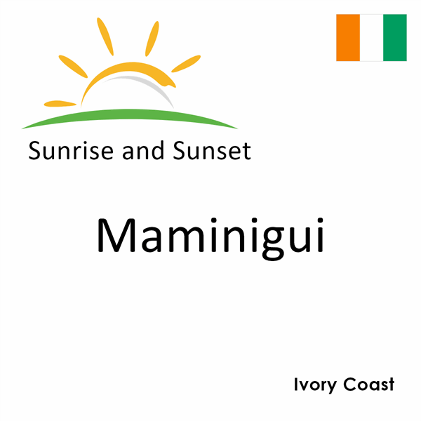 Sunrise and sunset times for Maminigui, Ivory Coast
