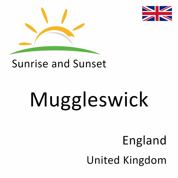 Sunrise and sunset times for Muggleswick, England, United Kingdom
