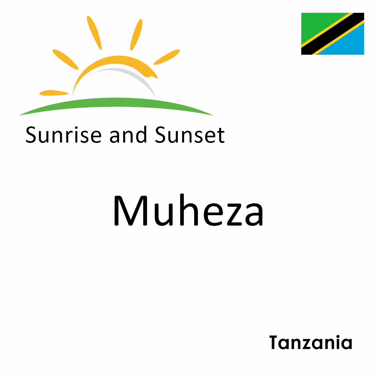 Muheza Sunrise and Sunset Times in Muheza, Tanzania