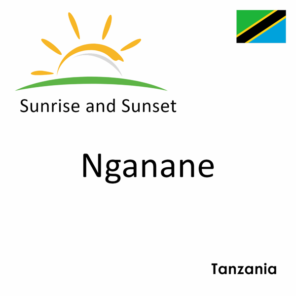 Sunrise and sunset times for Nganane, Tanzania