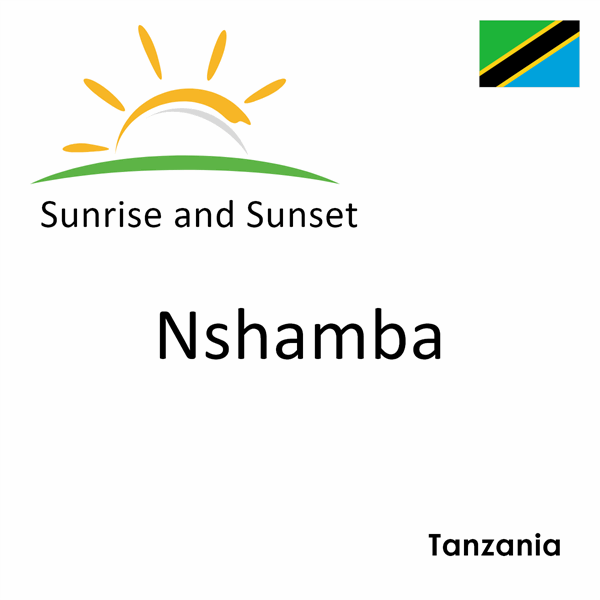 Sunrise and sunset times for Nshamba, Tanzania