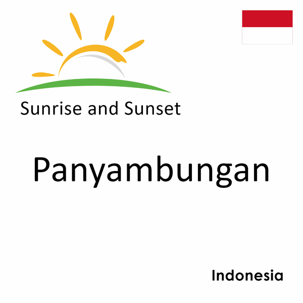 Sunrise and sunset times for Panyambungan, Indonesia