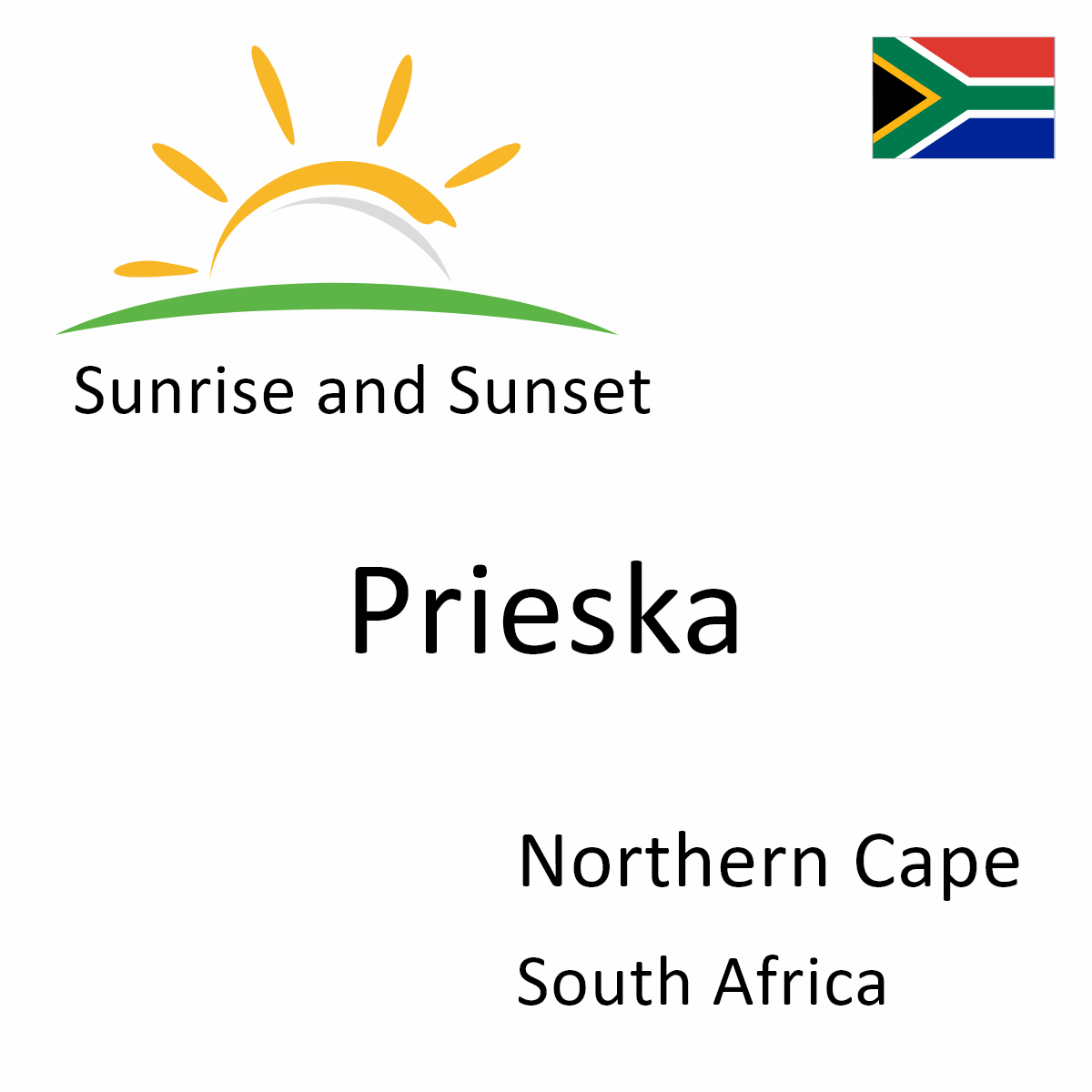 Prieska Sunrise and Sunset Times in Prieska, Northern Cape, South Africa
