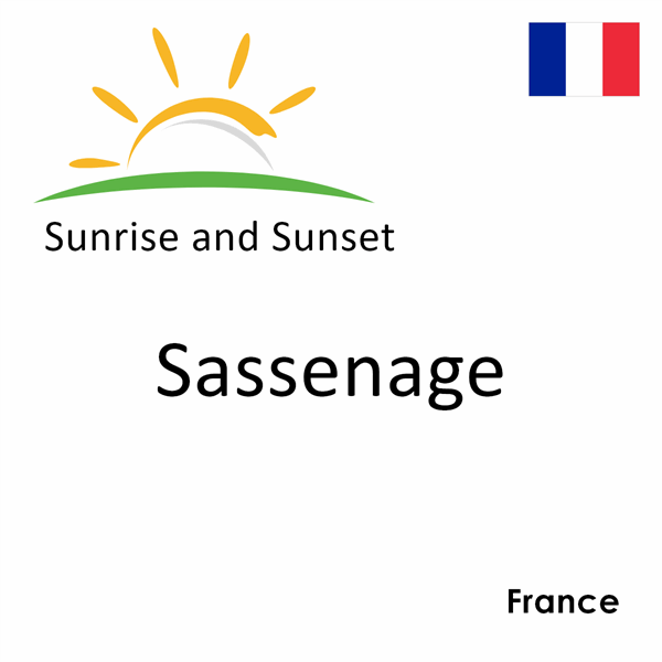 Sunrise and sunset times for Sassenage, France