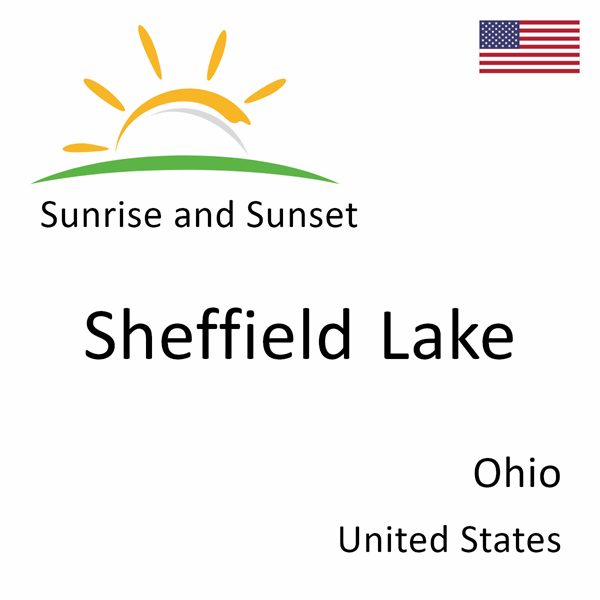 Sunrise and sunset times for Sheffield Lake, Ohio, United States