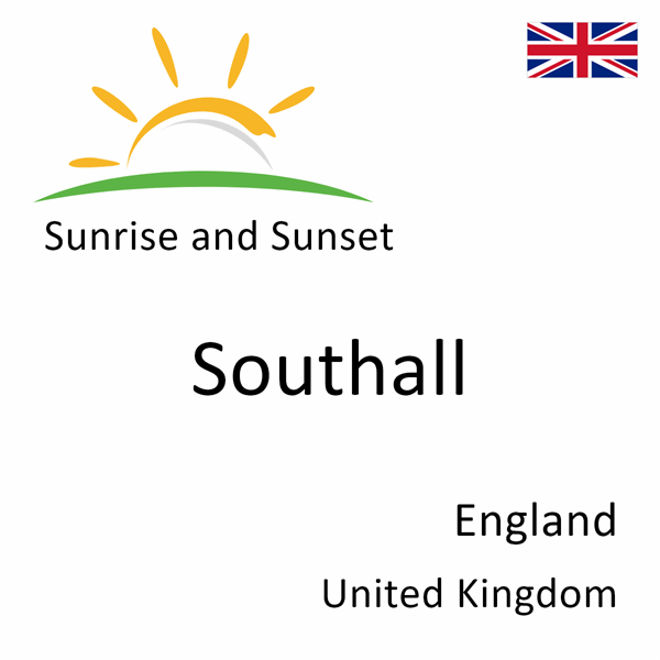Sunrise and sunset times for Southall, England, United Kingdom