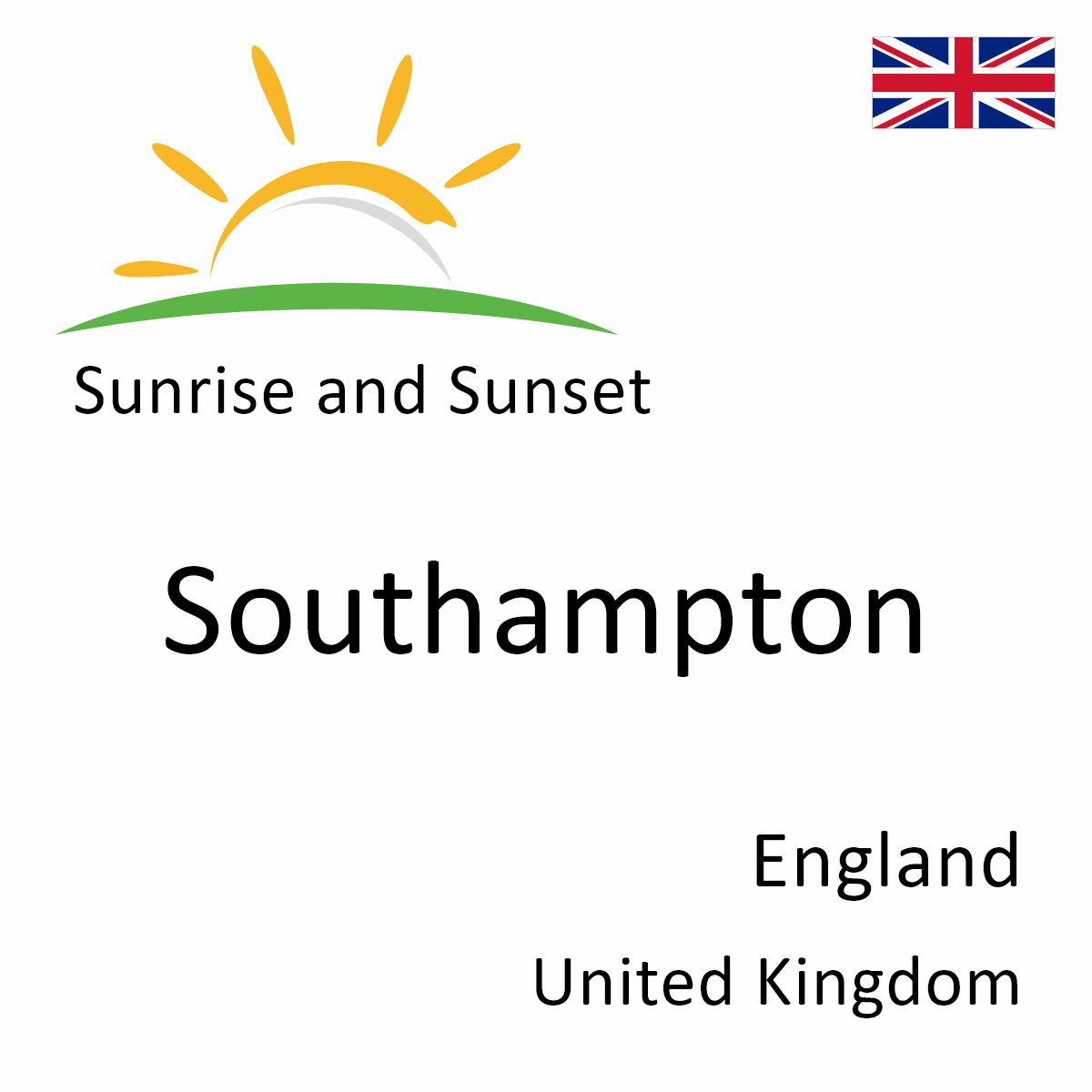 Time In England Sunrise and Sunset Times in Southampton, England, United Kingdom