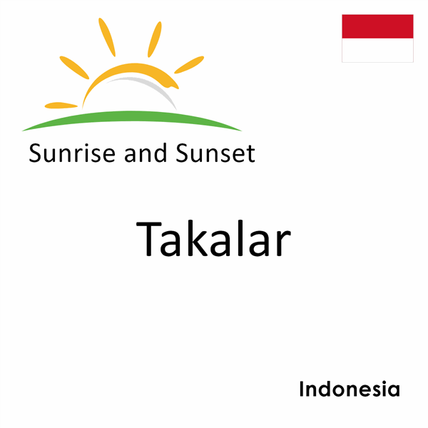 Sunrise and sunset times for Takalar, Indonesia