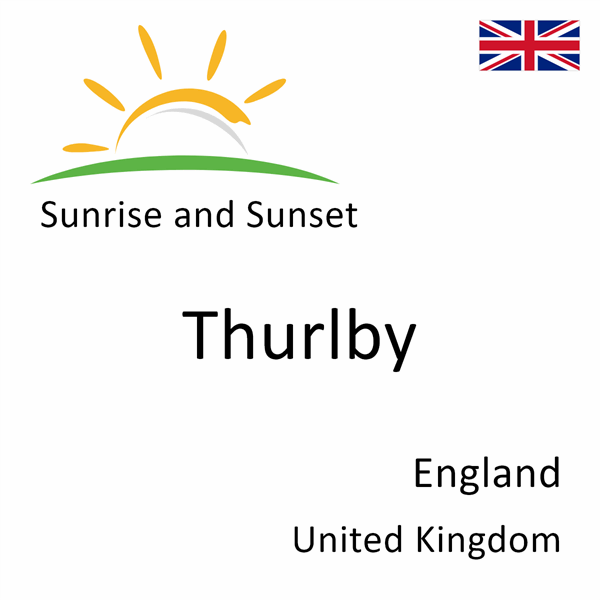 Sunrise and sunset times for Thurlby, England, United Kingdom