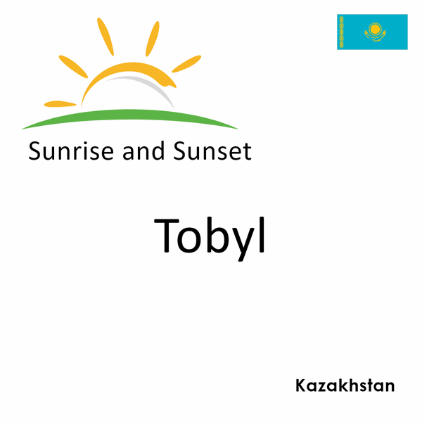 Sunrise and sunset times for Tobyl, Kazakhstan