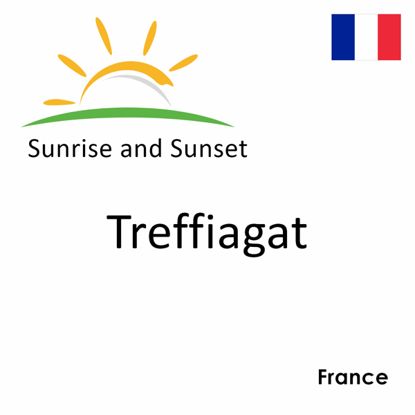 Sunrise and sunset times for Treffiagat, France