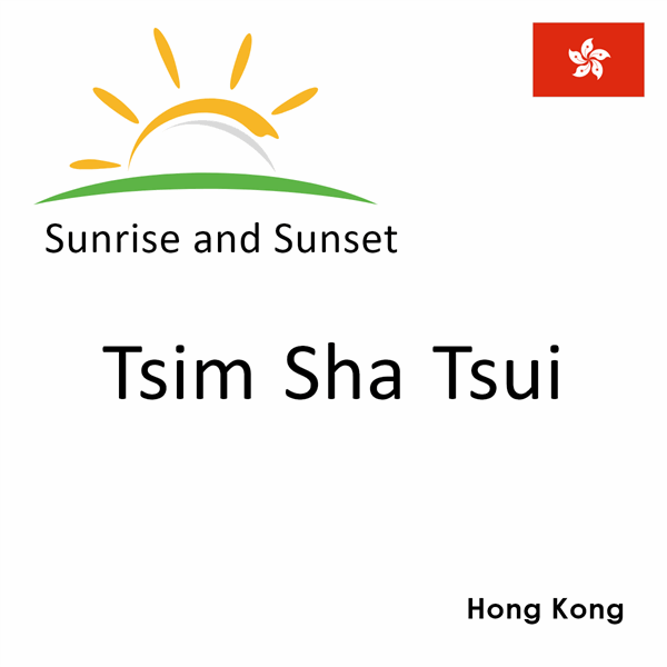 Sunrise and sunset times for Tsim Sha Tsui, Hong Kong