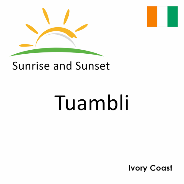 Sunrise and sunset times for Tuambli, Ivory Coast