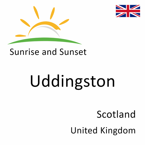 Sunrise and sunset times for Uddingston, Scotland, United Kingdom