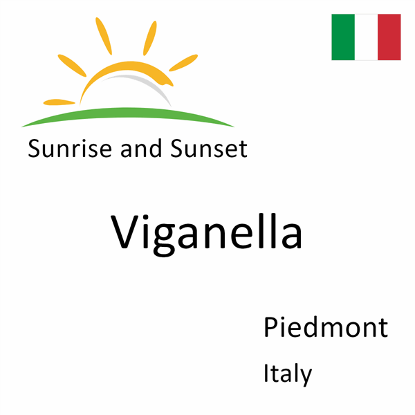 Sunrise and sunset times for Viganella, Piedmont, Italy