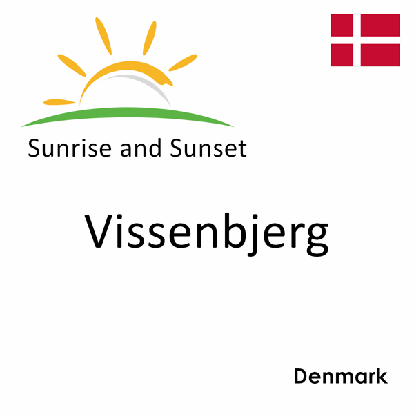 Sunrise and sunset times for Vissenbjerg, Denmark