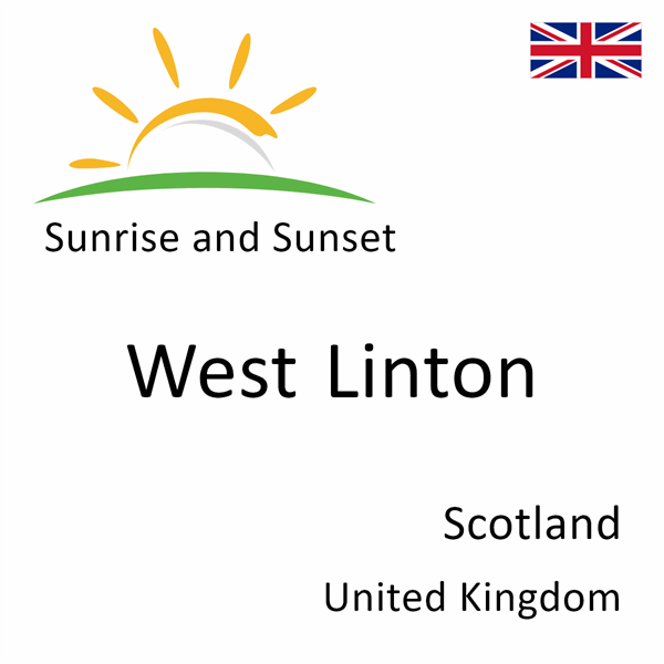 Sunrise and sunset times for West Linton, Scotland, United Kingdom