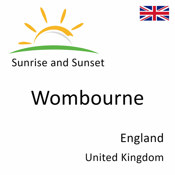 Sunrise and sunset times for Wombourne, England, United Kingdom