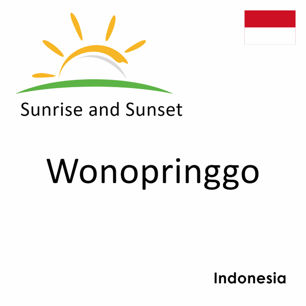 Sunrise and sunset times for Wonopringgo, Indonesia