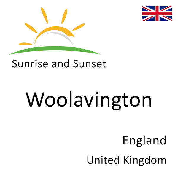 Sunrise and sunset times for Woolavington, England, United Kingdom