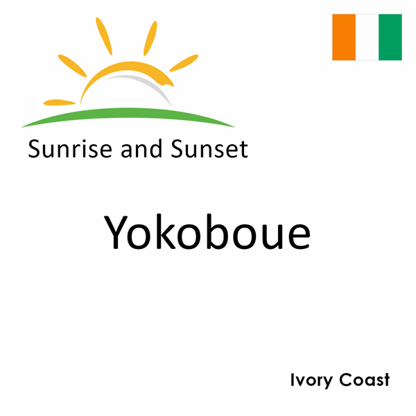 Sunrise and sunset times for Yokoboue, Ivory Coast