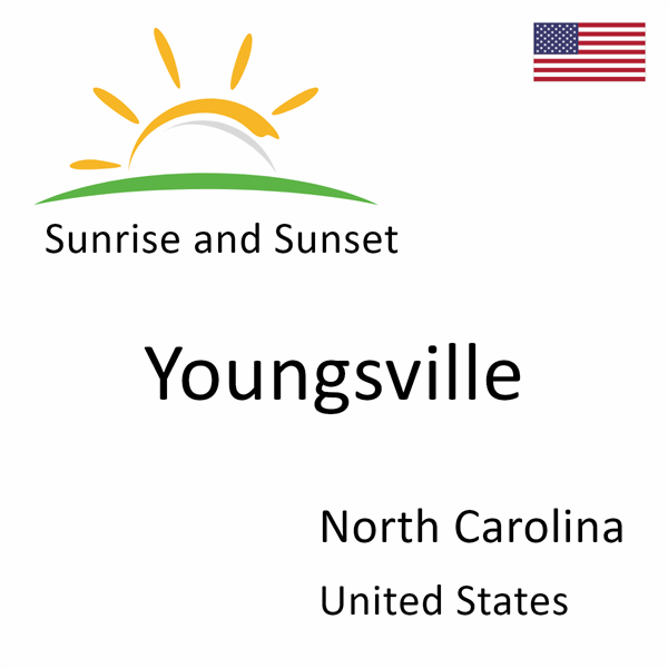 Sunrise and sunset times for Youngsville, North Carolina, United States